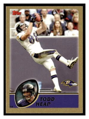 Todd Heap 2003 Topps 125  SN499  Gold - Image 1 of 2