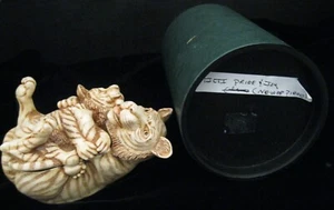 HARMONY KINGDOM  TJLTI  PRIDE AND JOY 1993 TIGERS TRINKET BOX MOTHER & CUB  NEW! - Picture 1 of 12