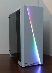 RGB Gaming PC Desktop Computer 12 Core Ryzen 3 2200G 3.7GHz 500GB 8GB RAM WIN 10 - Picture 1 of 9