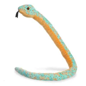 Aurora - Snake - 50" Mint Speckled Snake Playful Stuffed Animal - Picture 1 of 4