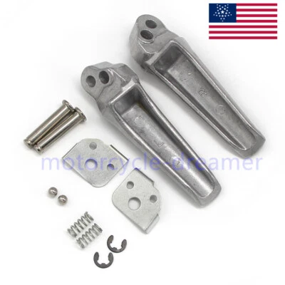 Rear Passenger Footrests Foot Pegs Bracket For Suzuki GSF600 Bandit600 1995-2004 Foto 1 de 4