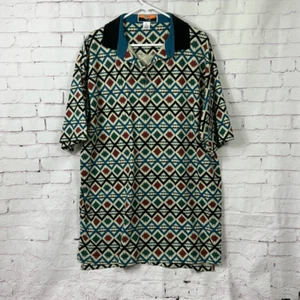 Cripple Creek Poloshirt Herren XL Aztec Southwestern Print Vintage Mehrfarbig - Bild 1 von 8