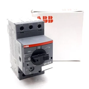 ABB MS132-4.0B Manual Motor Starter, 3-Pole, 2.5-4.0A, 0.75-3HP, 600VAC Coil - Picture 1 of 8