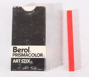 Scarlet Lake, Berol Prismacolor Art Stix, Woodless Vintage, 8 Sticks 3.25", 1923 - Picture 1 of 4