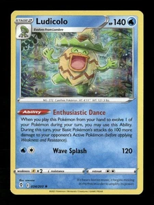 Ludicolo Holo Holo Holo Raro SWSH07: Evolving Skies 034/203 Casi Nuevo Pokémon Casi Nuevo - Imagen 1 de 2