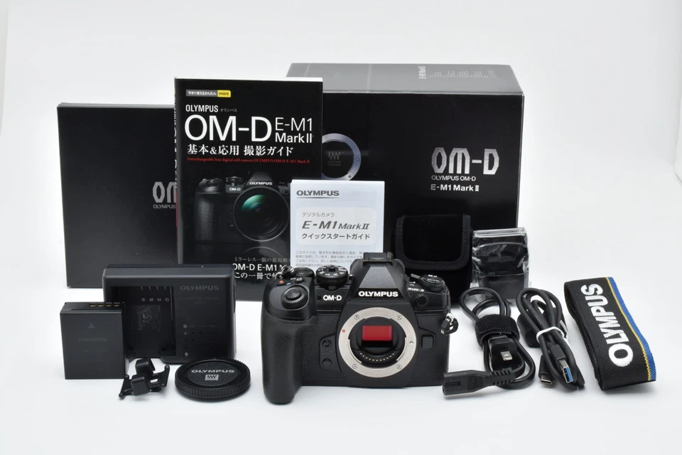 Cámara sin espejo Olympus OM-D E-M1 Mark II negra de JAPÓN (Excelente++) Foto 1 de 4