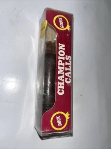 Vintage Faulks H-10 Hawk Call mit Originalkarton - 1954-55 - altes Holz, gepflegt! - Bild 1 von 2