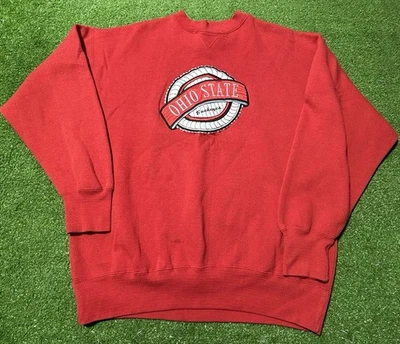 Sudadera de Colección Ohio State Buckeyes XL Cuello Redondo Bordado Medio Oeste Foto 1 de 4