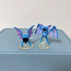 Conjunto de figuras de colección inicial Pokemon Moncolle TOMY Zubat Golbat raro - Imagen 1 de 7