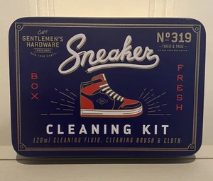 Herren Hardware Sneaker Reinigungsset Dose Flüssigkeit Bürste und Tuch BRANDNEU - Bild 1 von 4