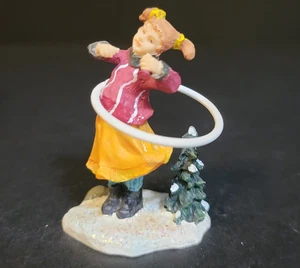 Holiday Time Weihnachtsmann Werkbank Weihnachtsdorf spielen Hula Hoop Schule Aussparung - Bild 1 von 7