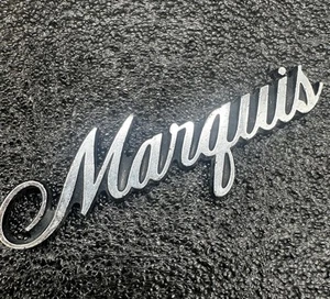 Ford Mercury Marquis Script Vintage Car Emblem Badge D2MB 6542550 AA - Picture 1 of 7