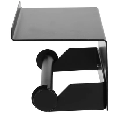  Porta Rotolo Deposito Carta Igienica Rastrello Di in Acciaio Inox - Immagine 1 di 4