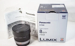 Panasonic Lumix G Fisheye 8mm F/3.5 (MFT) Lens - Picture 1 of 6