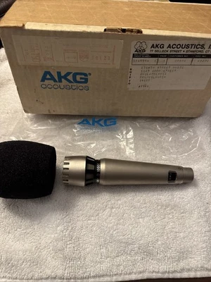 Vintage AKG D 1000E  Cardioid Dynamic Microphone Tested Read Description - Image 1 of 4