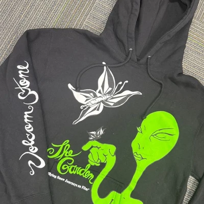 Volcom Stone x The Garden Hoodie Mens Large Black Snowboard 30 Year - Image 1 of 4