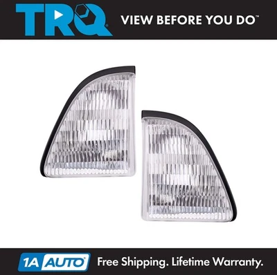 Juego de luces de estacionamiento TRQ para Ford Mustang 1987-1993 FO2520106 FO2521104 Foto 1 de 4