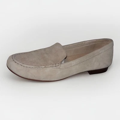 Zapatos mocasines de gamuza para mujer Antonio Melani talla 7 M beige Foto 1 de 4
