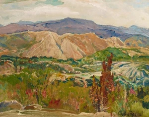Charles Reiffel Back Country Vista Canvas Print 16 x 20 - Picture 1 of 5