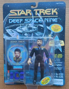 Thomas Riker Star Trek Deep Space 9 1993 vintage mai aperto PLAYMATES TOYS - Foto 1 di 2