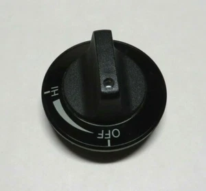 GE Vintage OEM Gas Range Oven Surface Burner Knob, Black/White - Picture 1 of 7