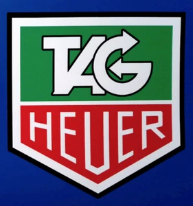 1X 140MM COMPATIBLE WITH TAG HEUER CHRONOMETER F1 CLASSIC VINYL STICKERS - Picture 1 of 1