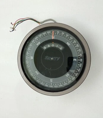 Sperry Marine 1810915-4/6 35vdc Step Motor System Gyrocompass Repeater - Image 1 of 4