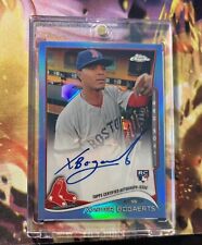 XANDER BOGAERTS - 2014 Topps Chrome - Blue Refractor Rookie RC Auto /199