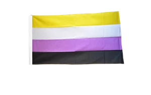 Nonbinary Nichtbinär Banner LGBT Fahnen Flaggen 30x45cm - Bild 1 von 1