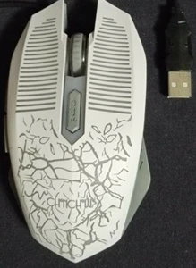 Mouse óptico para juegos Chonchow 6D Plug n Play con cable USB-blanco - Imagen 1 de 4