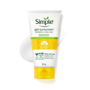 Simple Gel Sunscreen SPF 50 PA++++ UVA+ UVB (50 g) - Picture 1 of 7