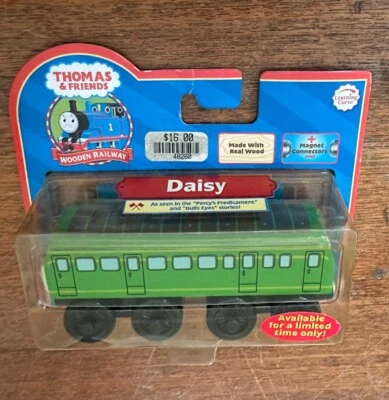 2006 Learning Curve Wooden Thomas Train LTD Blue Windows Daisy! New! - Image 1 of 2