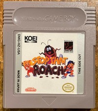 Stop That Roach Nintendo GameBoy Game (cleaned, polished!)