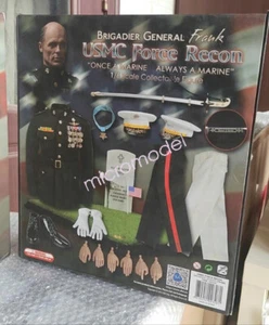 DID 1/6 Brigadier General Frank USMC Force Recon Action Figure Model Toy Stock - Picture 1 of 2