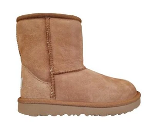 UGG junior stivaletti classic short II stivali da bambina chestnut - Picture 1 of 6