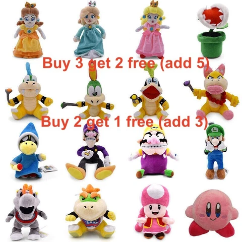 Super Mario Bros. Plush Toy Stuffed Doll Soft Animals Kids Birthday Xmas Gift Cover