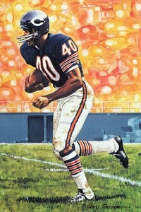 Gale Sayers Goal Line Art Card #116, 3613/5000 NM-MT - Picture 1 of 2