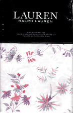 Ralph Lauren 2 King Pillowcases Maddie Blossom Cream Cottage Modern Pink Floral