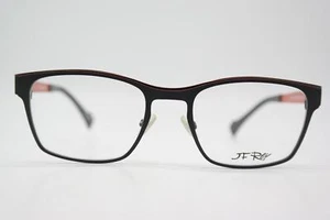 JF Rey JF2617 Black Red Oval Eyeglasses Frame New - Picture 1 of 6