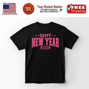 Happy New Year 2025 T-Shirt, Unisex S-3XL - Bild 1 von 8