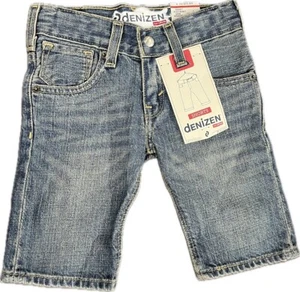 DENIZEN from Levi's Boys' Light Wash 218 Slim Straight Jean Shorts Sz 4 - Picture 1 of 1