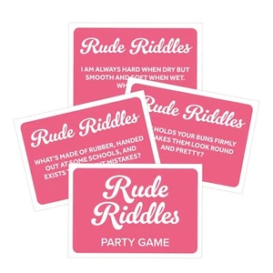 What Am I Innuendo Rude Riddles Hen Party Games Night Card Drinking Game Adult - Picture 1 of 13