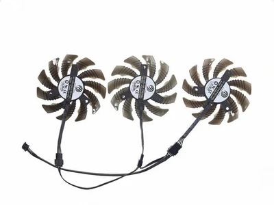 3PCS Graphics Card Fan For GIGABYTE GTX1660Ti RTX2060/2070/2080/2080Ti GAMING OC - Image 1 of 2