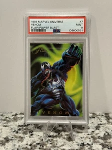 1994 Marvel Universe Flair Power Blast Venom PSA 9 - Picture 1 of 1