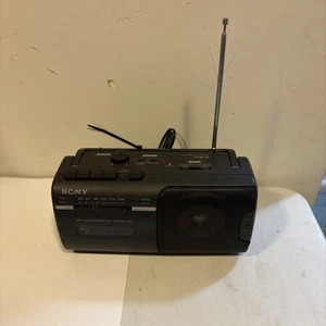 Vintage Sony CFM-10 Portable AM/FM Radio Cassette Player Recorder Boombox Tested - Picture 1 of 14