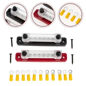 1 Set Terminal Bus Bar Car Terminal Strip Power Distribution Block Replacement - Picture 1 of 12