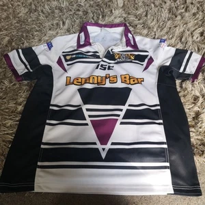 CAFO FC VINTAGE RUGBY SHIRT LEE RADFORD TESTIMONIAL Shirt XL "LENNY'S BAR" XL - Foto 1 di 8