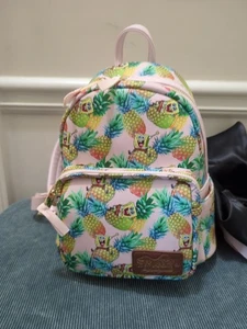 LNUC SpongeBob Schwammkopf Mini Rucksack Pineapple Allover Print - Beige/Pink - Bild 1 von 12