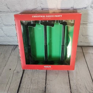 Hallmark Peanuts Christmas Dance Party Spotlight Set 2017 Open Box  - Picture 1 of 5