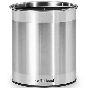 Stainless Steel Utensil Holder for Kitchen Counter with Removable Divider, 6.... - Picture 1 of 7